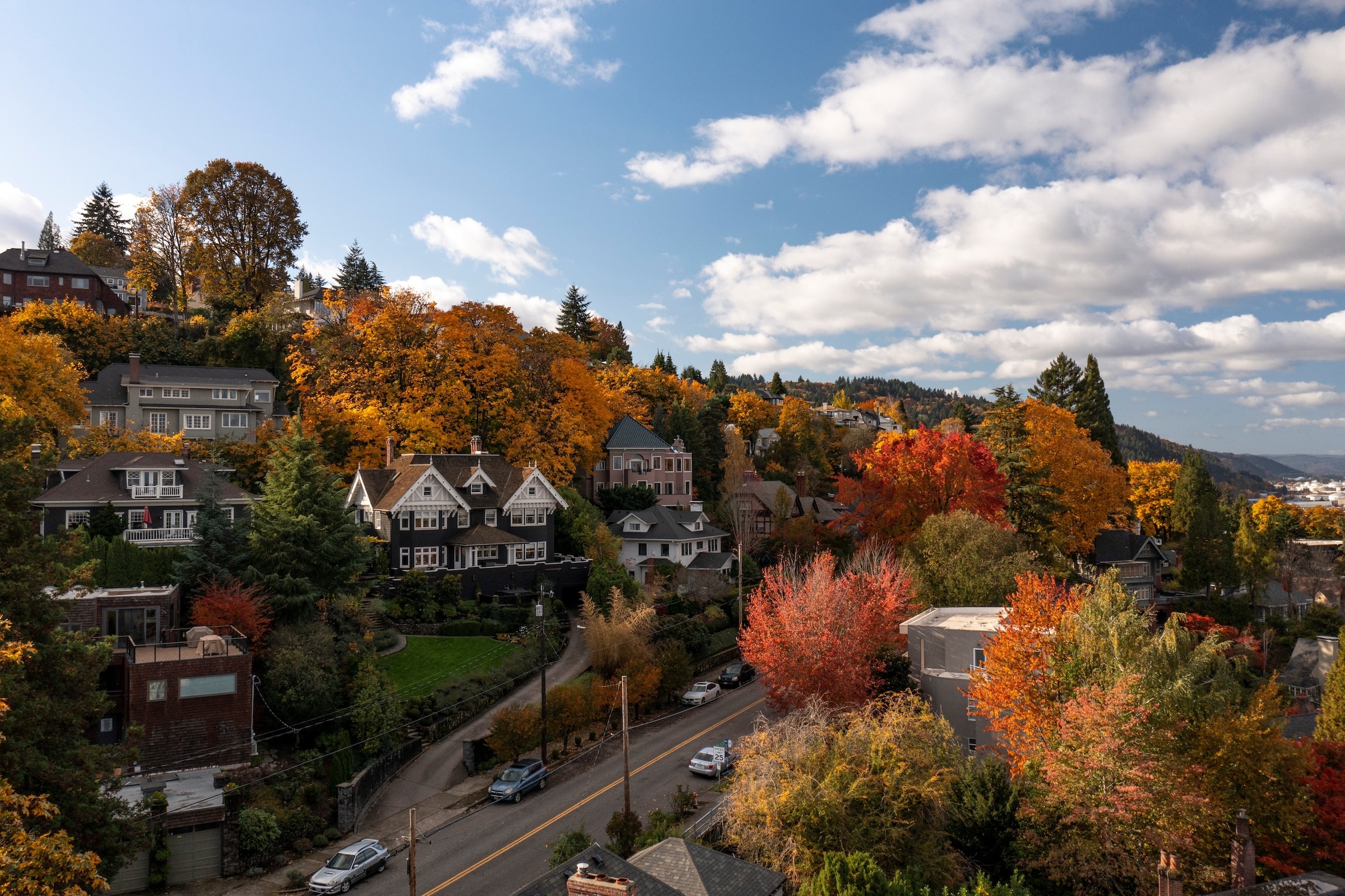 Portland, OR Homes During Autumn